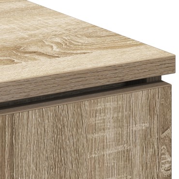 vidaXL ντουλάπι τηλεόρασης δρυς Sonoma 100x38x49cm Επεξεργασμένο ξύλο