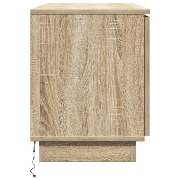 vidaXL ντουλάπι τηλεόρασης δρυς Sonoma 100x38x49cm Επεξεργασμένο ξύλο