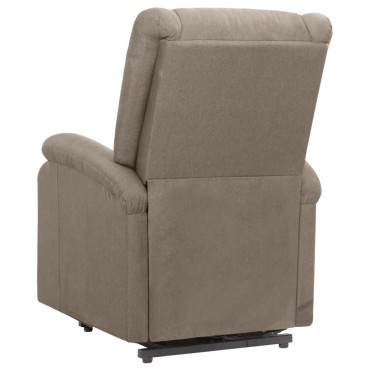 vidaXL Πολυθρόνα με Ανύψωση Taupe Υφασμάτινη 70x89x103,5cm 1 τεμ.