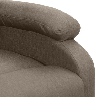 vidaXL Πολυθρόνα με Ανύψωση Taupe Υφασμάτινη 70x89x103,5cm 1 τεμ.