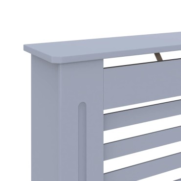 vidaXL Κάλυμμα Καλοριφέρ Ανθρακί 112 x 19 x 81,5 εκ. από MDF