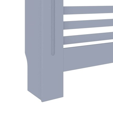 vidaXL Κάλυμμα Καλοριφέρ Ανθρακί 112 x 19 x 81,5 εκ. από MDF