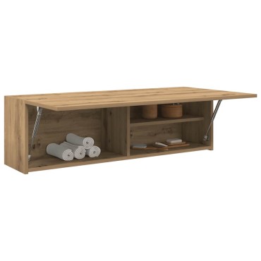 vidaXL Ντουλάπι τοίχου μπάνιου Artisan Oak 100x25x30cm 1 τεμ.