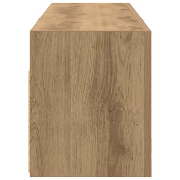 vidaXL Ντουλάπι τοίχου μπάνιου Artisan Oak 100x25x30cm 1 τεμ.
