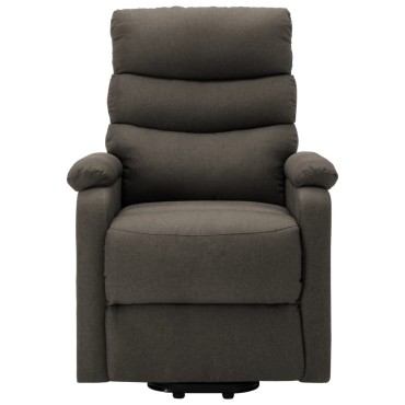 vidaXL Πολυθρόνα με Ανύψωση Taupe Υφασμάτινη 74x90,5x100cm 1 τεμ.