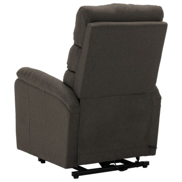 vidaXL Πολυθρόνα με Ανύψωση Taupe Υφασμάτινη 74x90,5x100cm 1 τεμ.