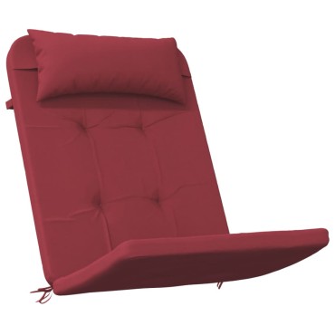 vidaXL Μαξιλάρια Καρέκλας Adirondack 2 τεμ. Μπορντό από Ύφασμα Oxford 126x58x4,5cm