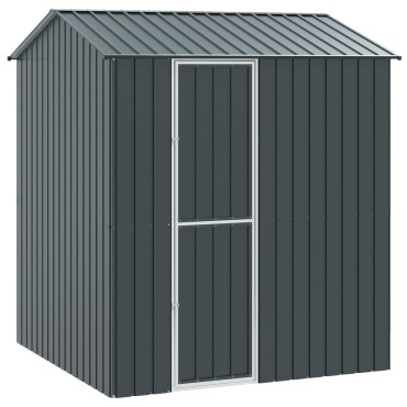 vidaXL Κλουβί Πουλιών Γκρι Άνθρακας 210x215x247 εκ Ατσάλι