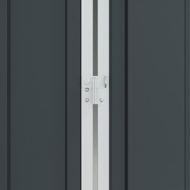 vidaXL Κλουβί Πουλιών Γκρι Άνθρακας 210x215x247 εκ Ατσάλι