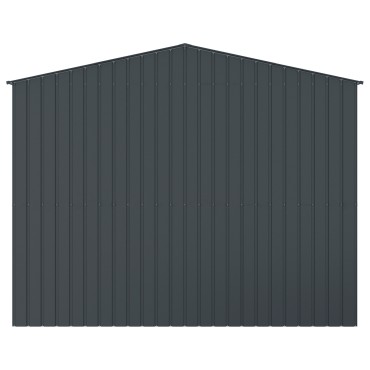 VidaXL Κλουβί Πουλιών με Προέκταση Ανθρακί 310x640x247 εκ Χάλυβας