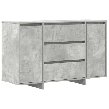 vidaXL Μπουφές Σκυρόδεμα Γκρι 120x41x75cm Κατασκευασμένο Ξύλο 1 τεμ.
