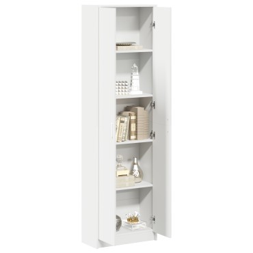 vidaXL ντουλάπα Λευκή 55x25x189cm από επεξεργασμένο ξύλο