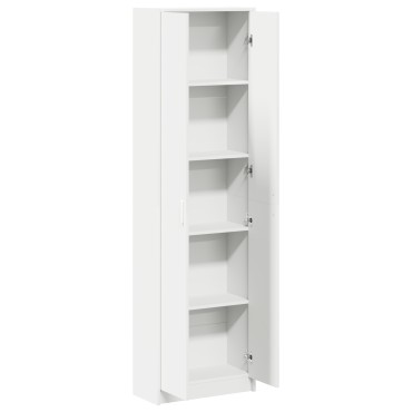 vidaXL ντουλάπα Λευκή 55x25x189cm από επεξεργασμένο ξύλο