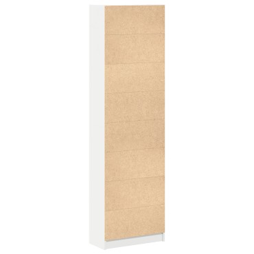 vidaXL ντουλάπα Λευκή 55x25x189cm από επεξεργασμένο ξύλο
