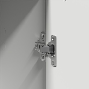 vidaXL ντουλάπα Λευκή 55x25x189cm από επεξεργασμένο ξύλο