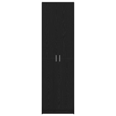 vidaXL Ντουλάπα Μαύρης Βελανιδιάς 55x25x189cm Επεξεργασμένου Ξύλου 1 τεμ.