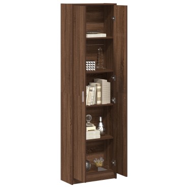 vidaXL ντουλάπα καφέ δρυός 55x25x189cm κατασκευασμένου ξύλου