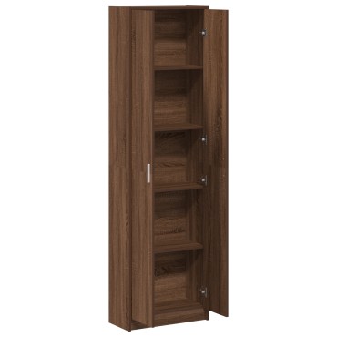 vidaXL ντουλάπα καφέ δρυός 55x25x189cm κατασκευασμένου ξύλου