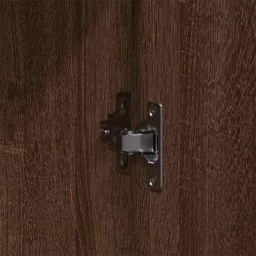 vidaXL ντουλάπα καφέ δρυός 55x25x189cm κατασκευασμένου ξύλου