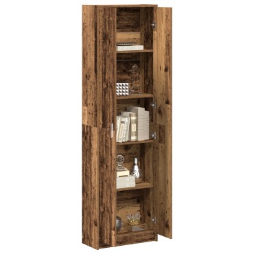 vidaXL Ντουλάπα από Παλιό Ξύλο 55x25x189cm Επεξεργασμένο Ψάξιμο 1 τεμ.