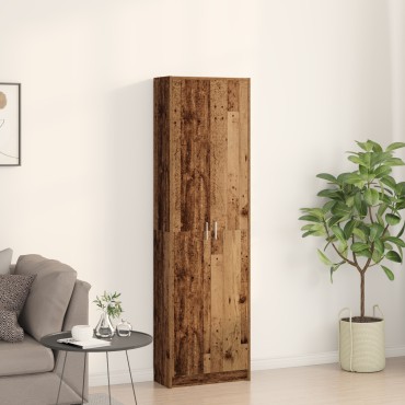 vidaXL Ντουλάπα από Παλιό Ξύλο 55x25x189cm Επεξεργασμένο Ψάξιμο 1 τεμ.