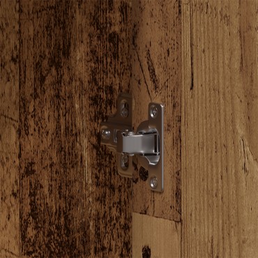 vidaXL Ντουλάπα από Παλιό Ξύλο 55x25x189cm Επεξεργασμένο Ψάξιμο 1 τεμ.