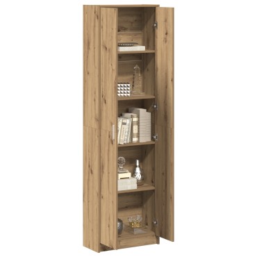 vidaXL Ντουλάπα από καρυδιά 55x25x189cm Επεξεργασμένο ξύλο 1 τεμ.