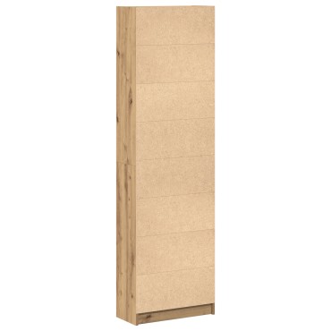 vidaXL Ντουλάπα από καρυδιά 55x25x189cm Επεξεργασμένο ξύλο 1 τεμ.