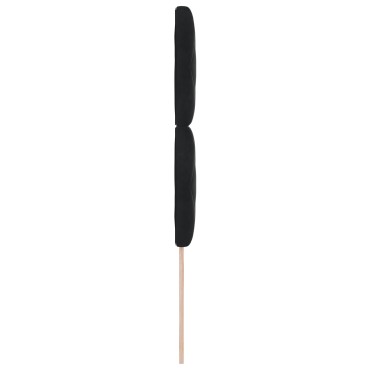 vidaXL Κεφαλάρι Διαμαντιών Μαύρο Βελούδο  90x40x7cm 1 τεμ.