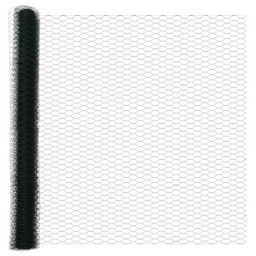 Φράχτης Hexagon vidaXL Πράσινος 1.6x50 μ Χάλυβας, Φράχτες vidaXL 13 τεμ Πράσινοι 32 mm 210cm Γαλβανισμένος Χάλυβας