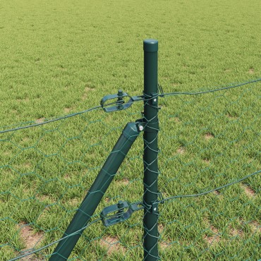 vidaXL Hexagon Fence Πράσινο 0.5x100 μ Χάλυβας