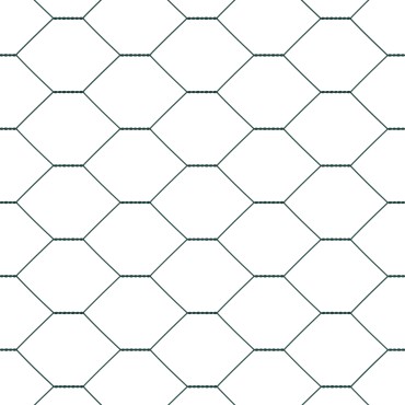vidaXL Hexagon Fence Πράσινο 0.5x100 μ Χάλυβας