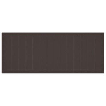 vidaXL Τραπέζι Κήπου Καφέ 250x100x73cm Poly Rattan 1 τεμ.