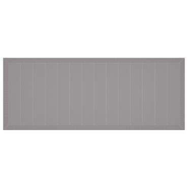 vidaXL Τραπέζι Κήπου Ανοιχτό Γκρι 250x100x73cm Πολυ Ράτταν 1 τεμ.