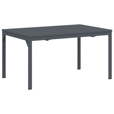 vidaXL Τραπέζια Επέκτασης 2 τεμ. Ανθρακί 210x90x73cm Χάλυβας
