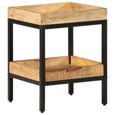 vidaXL Πλευρικό Τραπέζι 35x35x45cm Μασίφ Ξύλο Σκληρό Μάνγκο