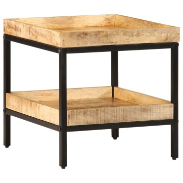 vidaXL Τραπέζι Πλευράς 45x45x45cm Στερεό Ξύλο Μάνγκο 1 τεμ.