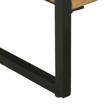 vidaXL Κονσόλα 90x35x80cm Συμπαγές Ξύλο Ακακίας 1 τεμ.