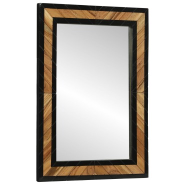vidaXL Καθρέφτης 70x2x70 cm Σταθερό Ξύλο Ακακίας