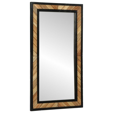 vidaXL Καθρέφτης 90x2x50 cm Συμπαγές Ξύλο Ακακίας