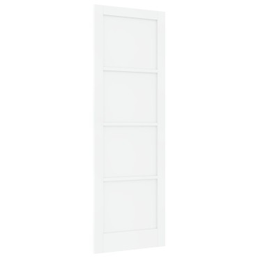 vidaXL Εσωτερική Πόρτα 'ORKDAL' Λευκή 78x232x4 εκ. Στερεού Ξύλου Πεύκου