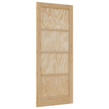 vidaXL Εσωτερική Πόρτα "ORKDAL" 83x202x4 εκ. Συμπαγής Ξύλινη Πόρτα Πεύκου