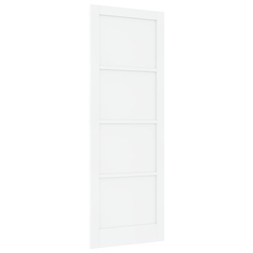 vidaXL Εσωτερική Πόρτα 'ORKDAL' Λευκή 83x232x4 εκ. Σταθερή Ξύλινη Πεύκης