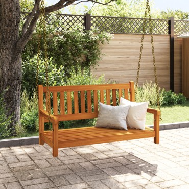 vidaXL Πάγκος Κούνιας 2 Θέσεων 110x56x58cm Solid ξύλο ακακίας