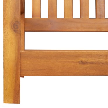 vidaXL Πάγκος Κούνιας 2 Θέσεων 110x56x58cm Solid ξύλο ακακίας