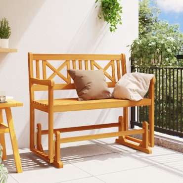 vidaXL Πάγκος Γλύτερας 2-Ατόμων 110x59x97cm Μασίφ Ξύλο Ακακίας