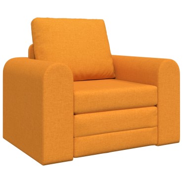vidaXL Καναπές-Κρεβάτι 2 σε 1 Σκούρο Κίτρινο 98x71x83cm Ύφασμα 1 τεμ. Γωνιακός
