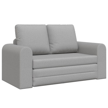 vidaXL Καναπές Κρεβάτι 2 σε 1 Cloud Grey 148x71x83cm Ύφασμα 1 τεμ. Γωνιακός