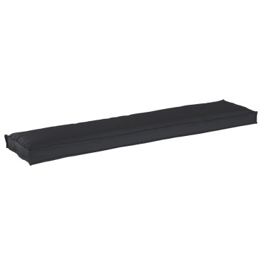 vidaXL Cushion για Παλέτα για Παγκάκι Μαύρο 180x40x8cm από Υφασμα Oxford
