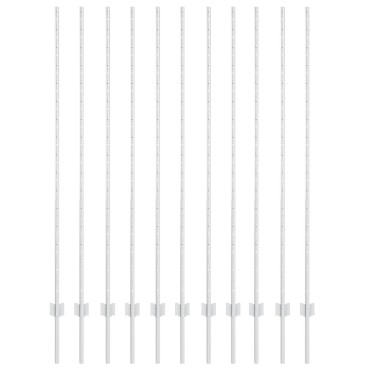 vidaXL Φράχτες Posts 22 τεμ U-Channel Γαλβανισμένο Ατσάλι 200x8.6x1.5 cm